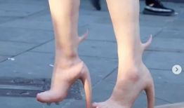 人皮高跟鞋短视频,惊悚短视频背后的神秘传说